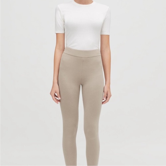 Cuyana Pants & Jumpsuits Cuyana Supima Cotton Fleece Leggings In